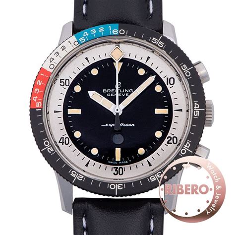 1960s breitling superocean|Breitling Superocean bezel.